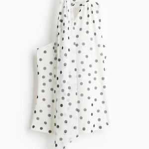 H&M One Shoulder Mesh Top